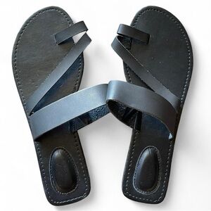 Black Strappy Sandals